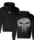 Punisher Kapuzenpullover Skull With Metallic Ink  Größe S