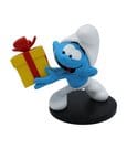 Die Schlümpfe Statue Jokey-Schlumpf mit Geschenk 10 cm