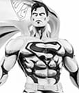 Man of Steel PX PVC Statue 1/8 SDCC 2024 Superman Black & White Version 36 cm