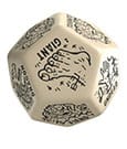 Viridian Würfel Jumbo Würfel Monster Generator Die D12 Beige