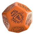Viridian Würfel Jumbo Würfel Trap Generator Die D12 Orange