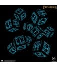 Der Herr der Ringe: 10er D6 Würfelset Moria (Glow in the dark)