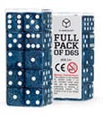 Q Workshop Würfel Set Full Pack D6 Kobalt (20)