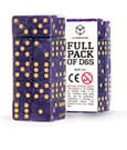 Q Workshop Würfel Set Full Pack D6 Shimmering Purple (20)