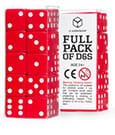 Q Workshop Würfel Set Full Pack D6 Rot (20)