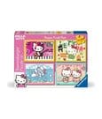 Hello Kitty Puzzles 4er-Pack Los geht's, Hello Kitty! (4x100 Teile)