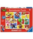 Super Mario Giant Floor Puzzle Marios Freunde und Feinde (125 Teile)