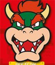 Super Mario Gummi-Schlüsselanhänger Bowser 6 cm