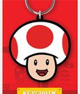 Super Mario Gummi-Schlüsselanhänger Toad 6 cm