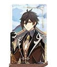 Genshin Impact Acryl Ornament mit Glitzer: Zhongli 11 cm