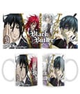 Black Butler Keramiktasse Sebastian, Grell, Ash, Ciel