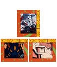 Chainsaw Man 3D-Effekt Karten im Rahmen 3er Set 17 x 13 cm