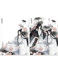 Grandmaster of Demonic Cultivation 3D-Effekt Karte Wei Wuxian & Lan Wangji 12 x 16 cm