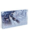 Grandmaster of Demonic Cultivation Acryl Block mit Glitzer Wei Wuxian & Lan Wangji Galaxy 17 x 10 cm