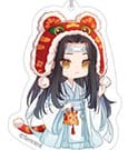 Grandmaster of Demonic Cultivation Acryl Schlüsselanhänger Lan Wangji Chibi Style 7 cm