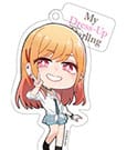 My Dress-Up Darling Acryl Schlüsselanhänger Marin Chibi Style 8 cm