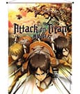 Attack on Titan Wandrolle Eren, Mikasa & Armin 60 x 90 cm