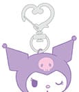 Sanrio Plüsch-Schlüsselanhänger Kuromi