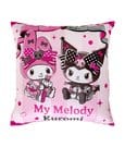 Sanrio Pink Black Party Series Kissen Kuromi & My Melody 35 x 35 cm
