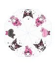 Sanrio Pink Black Party Series Regenschirm Kuromi & My Melody Transparent
