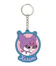 Sanrio Gummi-Schlüsselanhänger Kuromi 7 cm