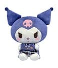 Sanrio Plüschfigur Kuromi Pyjama Style M 22 cm