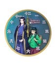 Die Tagebücher der Apothekerin Acryl Wanduhr Maomao & Jinshi Holographic 24 x 24 cm
