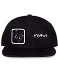 Pokémon Snapback Cap Pikachu Japanese Black