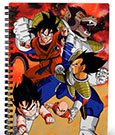 Dragon Ball Z Notizbuch mit 3D-Effekt Goku vs Vegeta