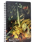 Attack on Titan Notizbuch mit 3D-Effekt Struggle