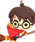 Harry Potter Gummi-Schlüsselanhänger Harry Potter & Broomstick 7 cm