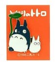 Mein Nachbar Totoro Anstecker Small and Middle Totoro with leaf