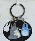 Mein Nachbar Totoro Metall-Schlüsselanhänger Big, Middle & Small Totoro