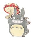 Mein Nachbar Totoro Metall-Brosche Totoro Mushroom