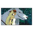 Studio Ghibli Holzdruck Prinzessin Mononoke 37,5 x 20,5 cm