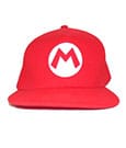 Super Mario Snapback Cap Mario Badge