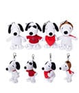 Peanuts Schlüsselanhänger Set Snoopy 10 cm (12)