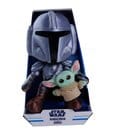Star Wars Mandalorian Plüschfigur Mandalorian & Mini Grogu 25 cm