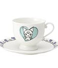 Sanrio Bone China Tasse und Teller Set Kuromi