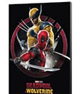 Marvel Holzdruck Deadpool & Wolverine 01 Action 35 x 50 cm