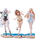Atelier Ryza: Ever Darkness & the Secret Hideout PVC Statuen 3er-Set 1/7 Ryza, Klaudia, Lila: Swimsuit Ver.