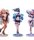 Gridman Universe PVC Statuen 3er-Pack 1/7 Rikka Takarada, Akane Shinjo, Yume Minami: Dreamy Divas Ver.