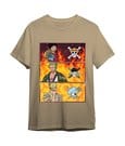One Piece T-Shirt Monkey D. Ruffy & Roronoa Zoro & Sanji Sand