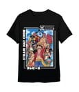 One Piece T-Shirt Straw Hat Crew Schwarz