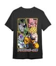 Dragon Ball Z T-Shirt Villains & Goku Schwarz
