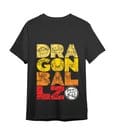 Dragon Ball T-Shirt Letters Schwarz