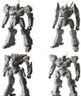 Armored Core Structure Arts Plastic Model Kits 4er-Pack Series 1
