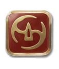 Final Fantasy XIV Job Ansteck-Button Samurai