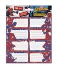Spider-Man Schuletiketten Red, White and Blue