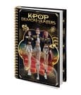 KPop Demon Hunters Notizbuch A5 Golden Display (12)